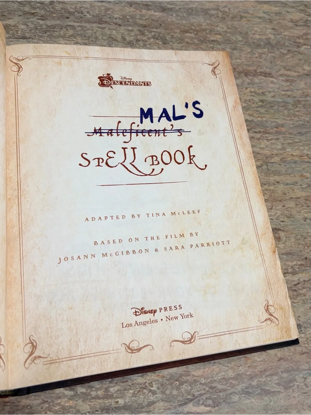 Disney’s The Descendants Mal's Spell Book -